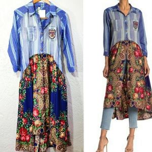 Aratta Veronica Button Down Maxi Shirt 
